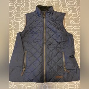 G.H. Bass & Co Puffer Vest Navy Zip